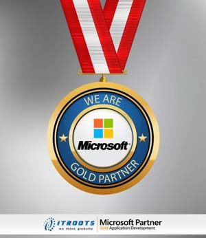 ITRoots Became A Microsoft Gold Partner For Application Development
